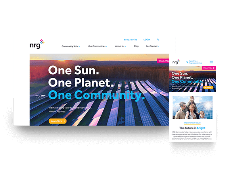 NRG Community Solar Website